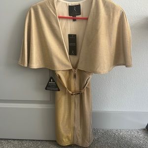 Rare London Gold Mini Dress